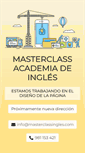 Mobile Screenshot of masterclassingles.com