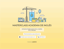 Tablet Screenshot of masterclassingles.com